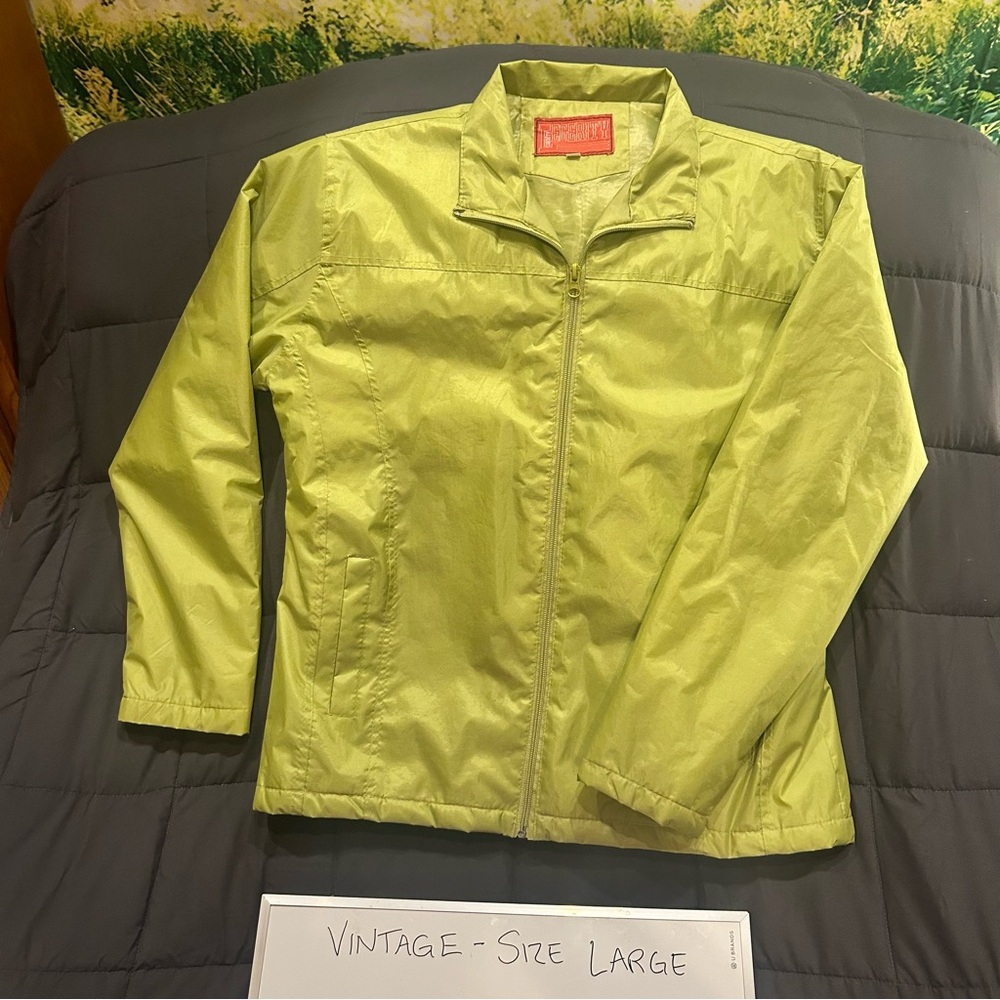 Vintage Green Women's Jacket Size Large